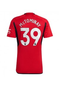 Manchester United Scott McTominay #39 Jalkapallovaatteet Kotipaita 2023-24 Lyhythihainen